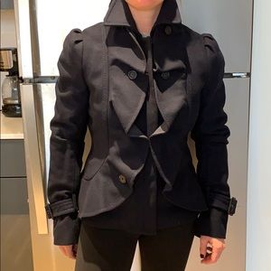 navy Bcbg coat